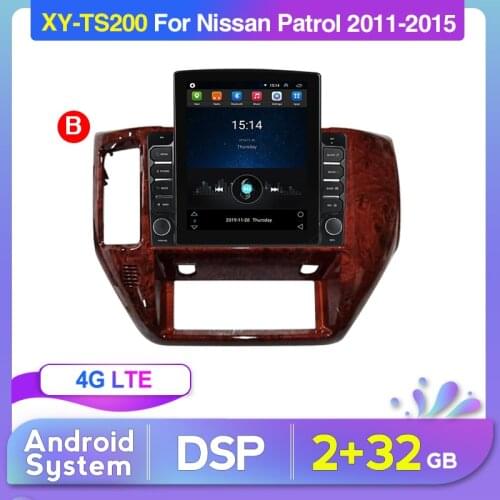 Android System 4G LTE NO 2 din DVD Car Radio Multimedia Video Player GPS Navigation For NISSAN PATROL 2011 2012 2013 2014 2015