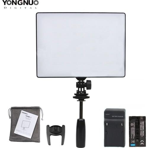 YONGNUO YN300 Air YN300air 3200k-5500k YN-300 air Pro LED Camera Video Light with NP- F750 Battery and Charger for Canon Nikon