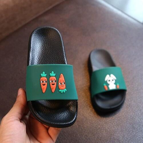 New Children Slippers Shoes Non-slip Soft Bottom Cartoon Baby Thick Bottom Home slippers for boys and girls