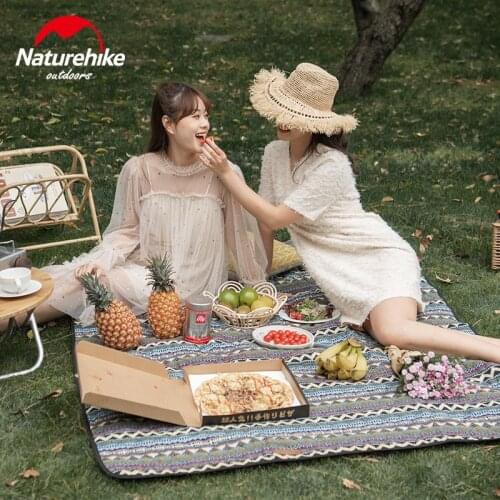 Naturehike Three-layer Thicken Moisture-proof Heat Insulation Camping Picnic Mat Nordic Style Outdoor Portable Tour Mat Tent Mat