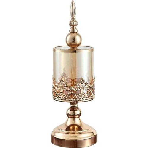 Vintage Christmas Candle Holders Metal Pillar Candle Holder