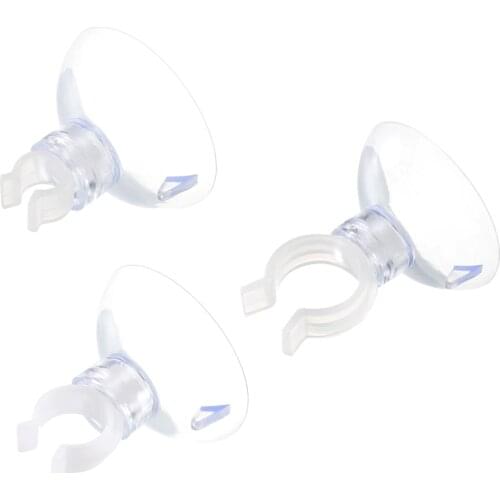 Uxcell 6/12/20pcs Aquarium Suction Cup Clips Airline Tube Holders Clamps for 6mm 10mm 13mm Fish Tank Parts Easy to use