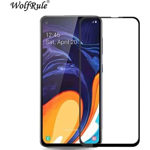 2PCS Full Cover Tempered Glass For Samsung Galaxy A60 Glass Coverage Full Glue Screen Protector For Samsung A60 Glass A606F/DS