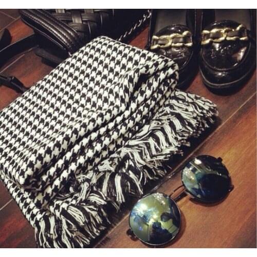 2019 British Style Retro Plaid Scarf. Keep Warm and Thick Shawl In Winter