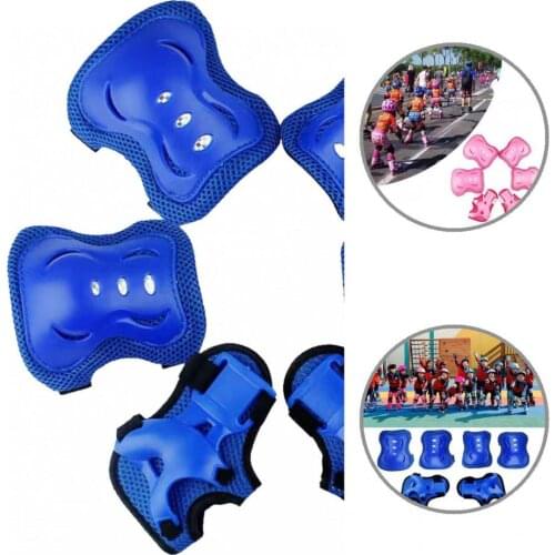 6Pcs/Set High-density Impact Resistant Skating Protective Gear Sponge Protective Guards Thickened for Outdoor Sports