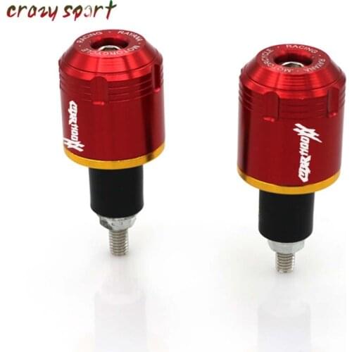 7/8'' 22MM Handlebar Grips Bar For HONDA CBR250 CBR1100XX Hand plug Slider End Caps Motorcycle CNC