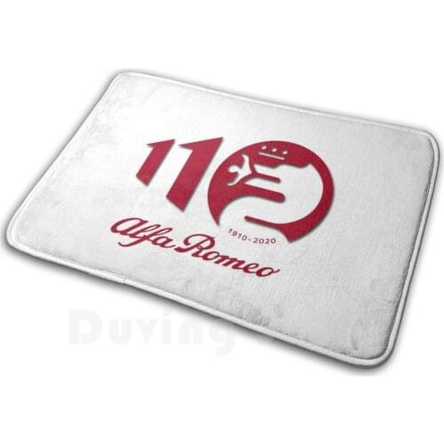 Alfa Romeo Celebrating 110 Years Soft Non-Slip Mat Rug Carpet Cushion Alfa Alfa Romeo Racing Formula One Motorsport