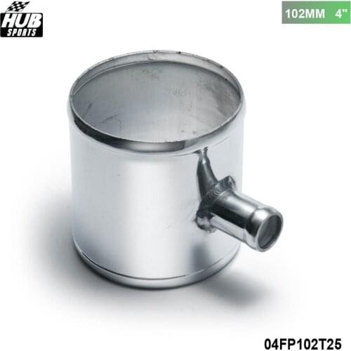 102mm 4" T-Piece Aluminum Intake Cooling Systems and Turbo intercooler T-Pipe piping for 25mm OD BOV For Toyota HU-04FP102T25