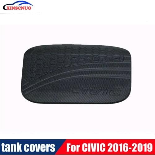 Car refit fuel tank cover fuel filler flap gas lid cap For Honda Civic 2016-2019 Car Styling Auto Oil Fuel Tank Cover Cap