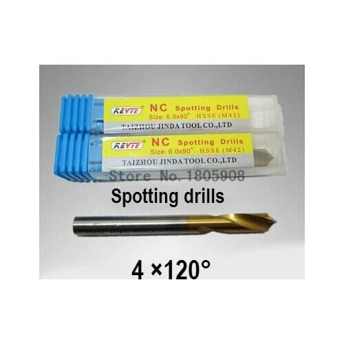 Free shipping 2PCS M4.0 containing cobalt 120 degree chamfer drill positioning centre bit