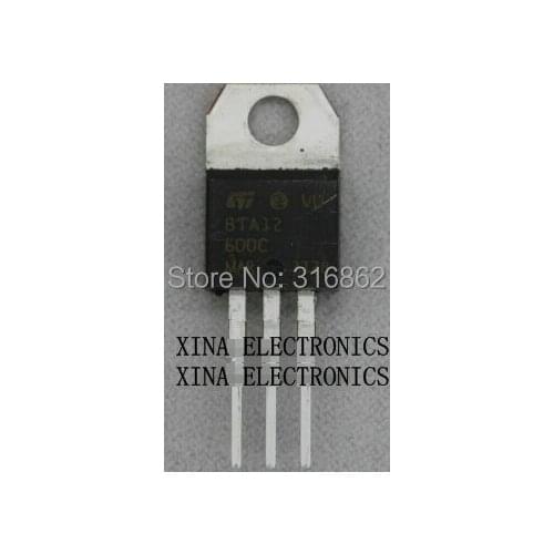 BTA12-600C BTA12-600 BTA12600C 12A 600V TO-220 ROHS ORIGINAL 20PCS/lot Free Shipping Electronics composition kit