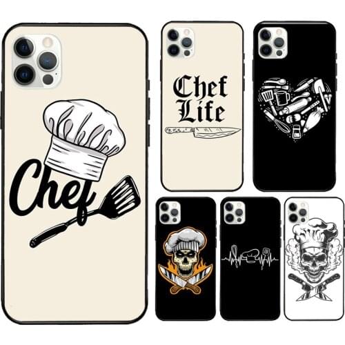 Baker Love Baking Chef Case For iPhone 12 mini 11 Pro Max X XR XS MAX SE 2020 5S 6S 7 8 Plus Back Cover Shell