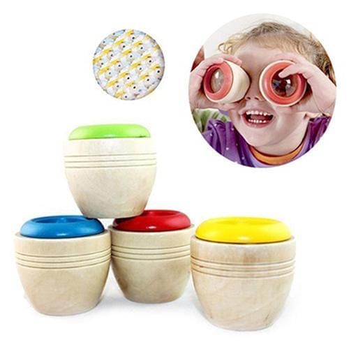 Kids Kaleidoscope Best Wooden Educational Kaleidoscope Baby Children Learning Puzzle Sensory Toy For Children Kids Toys