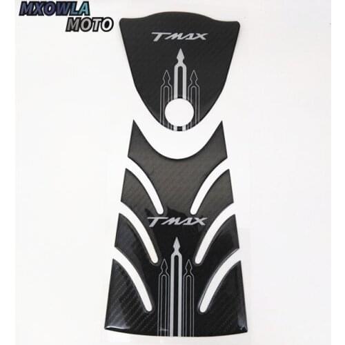 For T-MAX530 TMAX530 T-max Tmax 530 Motorcycle Carbon Fiber Oil Fuel Gas Tank Pad Tankpad Decal Protector Sticker