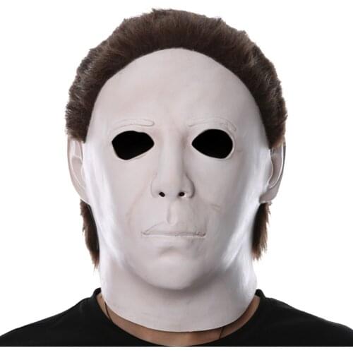 Dropshipping Horror Michael Myers Cosplay Latex Mask Halloween Party Prop