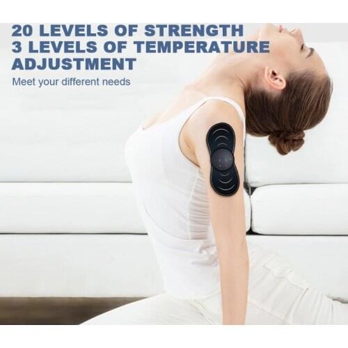 Mini USB Tens Pulse Pads Head Massager Relief Pain Tools Full Body Muscle Relaxing Massager 6 Mode EMS Neck Massager