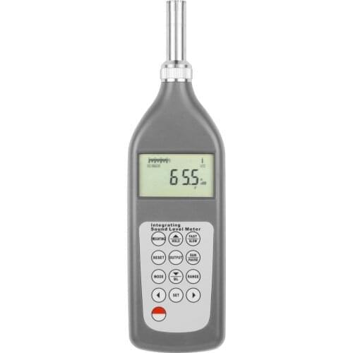 Integrating Sound Level Meter SL-5868LEQ measure Range 25dB~130dB (A) Fast (F), Slow (S), Impulse (I)
