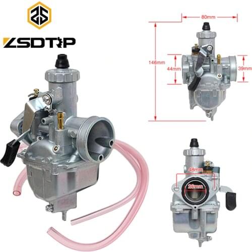 ZSDTRP Mikuni VM22 Carburetor 26mm Carb For 125 /140/150/160cc Engine Dirt Pit Bike ATV Quad Motorcycle