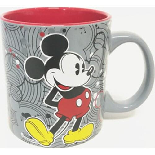400ml 600ml Disney Mickey Cartoon Water Cup with Little Flaw Milk Coffee Ceramic Mug Home Office Collection Cups Girl Boy Gifts