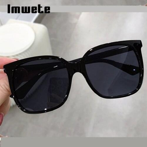 IImwete Classic Vintage Square Sunglasses Women Oversized Sunglass 2021 Men Retro Luxury Design Sun Glasses Shades UV400 mirror