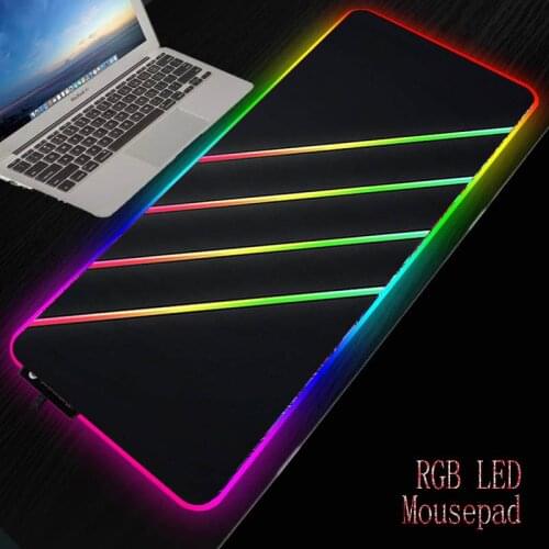 MRGBEST Black Background abstract Line Mouse pads Non-slip personality Gaming Mouse Mat special for you