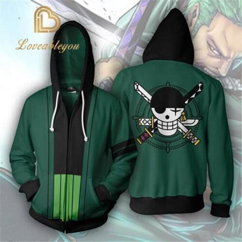 Cosplay Jacket 3D Anime One Piece Hoodies Sweatshirts Boy Funny Print Sweatshirts Men/women 3D Hooded One Piece Clothing