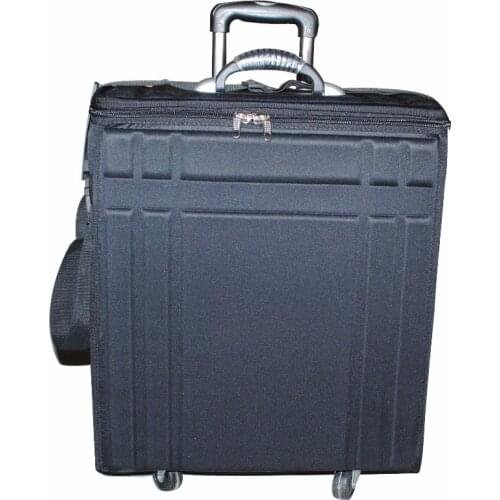 Lightweight eyewear EVA suitcase eyeglass storage sunglass case display tray for sales representative sample bag with wheels