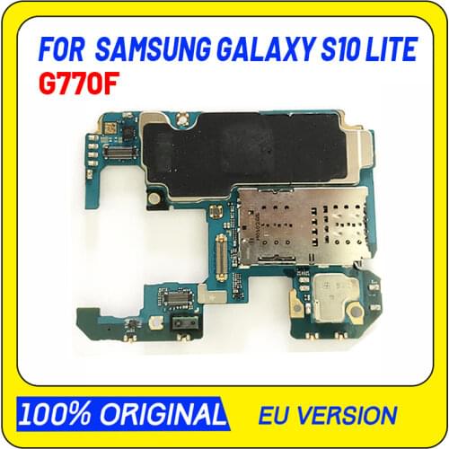 128GB ROM EU Version For Samsung Galaxy S10 LITE G770F Motherboard Original UNLOCKED Logic Main Board