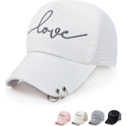 Fashion Korean Baseball Caps With Iron Hoops Mens And Womens Snapback Hip Hop Hats Casual Sun Hats Outdoor Sunscreen Ms Hats