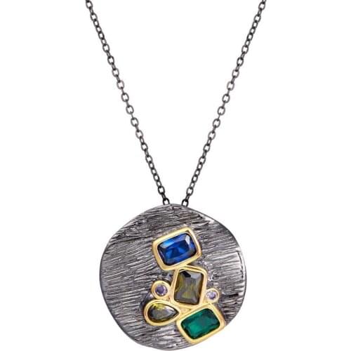 New Delicate Feminine Pendant Necklace for Women All Shapes Color Cubic-Zircon Party Must Have Jewelry