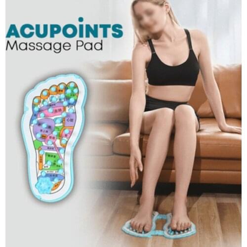 Portable Relieve Pressure Fatigue Foot Acupoints Massage Pad Convenient Massager Pad Feet Message Tool for Men Women A7