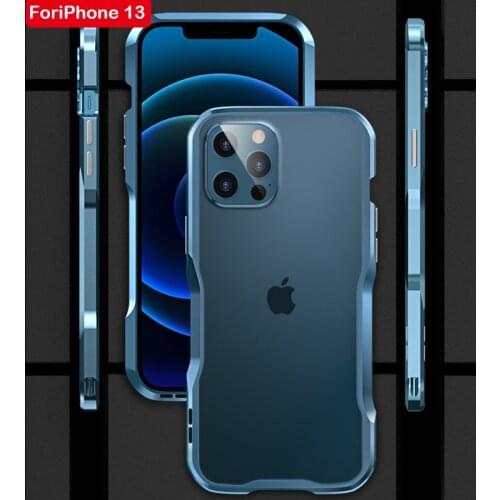 Shockproof Metal Bumper Armor Case For iPhone 12 Mini 12 Pro MAX Coque Luxury Case For iPhone12 Aluminium Frame Protective Cover