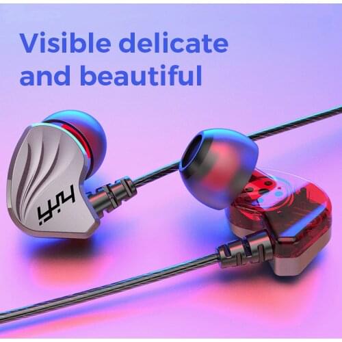3.5mm Wired Headphones for Sports Jogging Earphone 6D Surround Bass Earphones Fitness MP3 Headset for Piston Xiaomi Note 7 Phone
