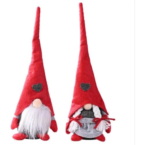 Christmas Decoration 2020 New Year Faceless Forest Santa Doll Xmas Gift Navidad Noel 2021 Merry Christmas Natal Navidad