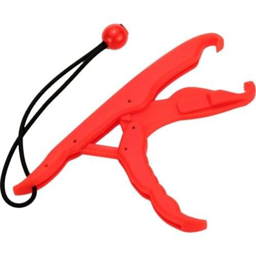 Supplier 23.5cm Hand Control Fishing Lip Grip Floating Griper PP Hard Plastic Lip Grip Fish Controller Red Yellow