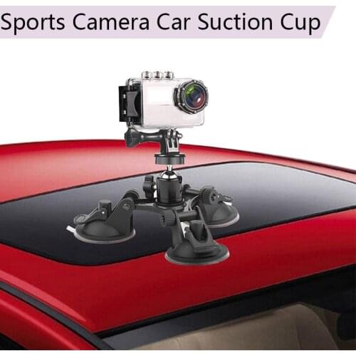 Sports Camera Vibrant Car Triangle Suction Cup Adapter Mount Stabilizer Vehicle Window Holder Sucker Expansion Module Parts