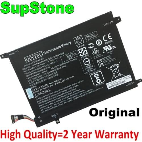 SupStone Genuine DO02XL HSTNN-LB6Y Battery for HP Pavilion x2 10 tablet 10-N100 10-N121TU 10-N122TU TPN-I121 TPN-I122 810985-005