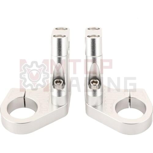 Universal 35mm Fork Three Tree Upper Clamp Handle Bar Bracket For Honda Kawasaki Suzuki Yamaha Harley Front Top Yoke Protector