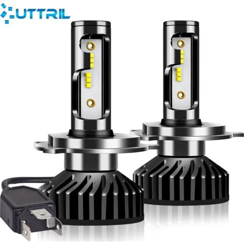 Uttril Canbus H4 LED H7 LED H1 H3 H8 H9 H11 9005 HB3 9006 HB4 880 881 H27 LED Car Headlight 100W 12000LM ZES 6000K No Error 12V