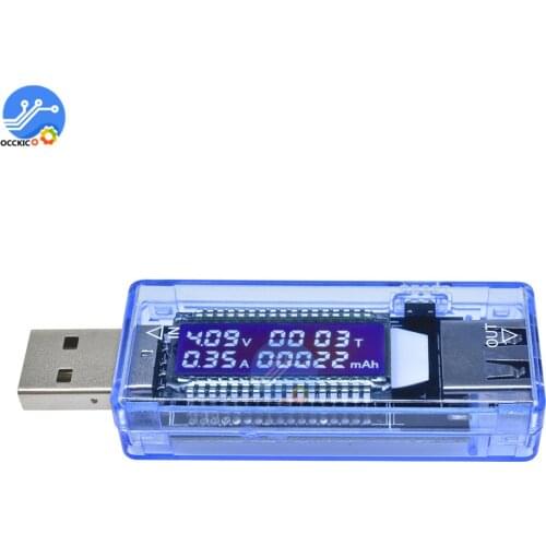 Voltmeter Current Meter USB Power Bank Tester Diagnostic Tool Doctor Charger Voltage Capacity Measurement Tools Ammeter Digital