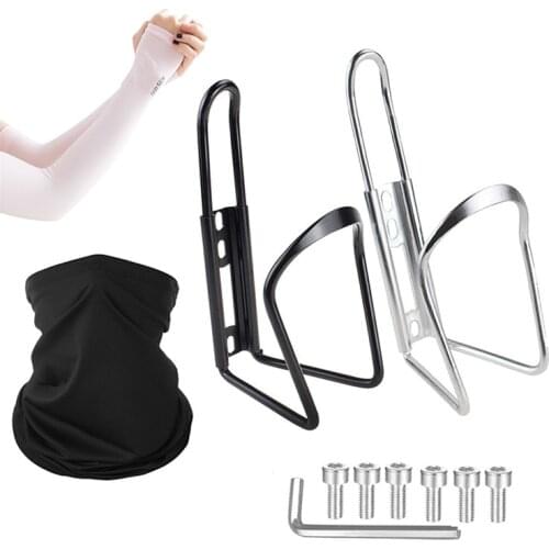 12 Pack Set Sunscreen Bike Bicycle Water Bottle Holder Bike Accessories Water Bottle Cages and Outdoor Cycling Suit