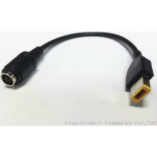 2X DC 7.9x5.5mm Female cable power to Lenovo Ultrabook THINKPAD X1 CARBON YOGA 13 G400 G500 + pin connector cord , Free Shipping