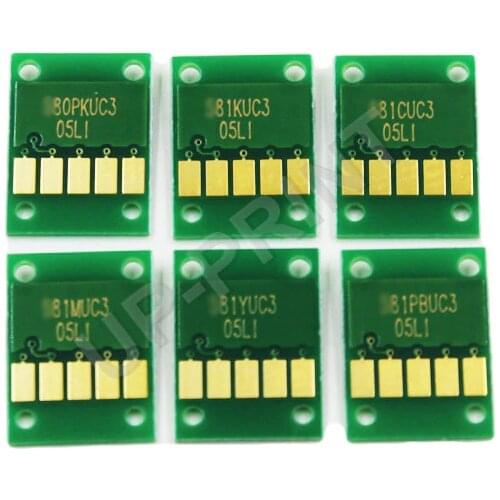UP 6colors pgi280 PGI-280 281 chip compatible For canon PIXMA TS8120 TS9120 TS8220 TS8320 printer chips