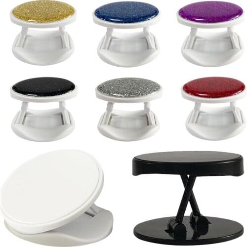 360-degree Rotation Phone Holder Mount Phone Holder Push-Pull Cartoon Airbag Stand Folding ABS And Adhesive Tape Material