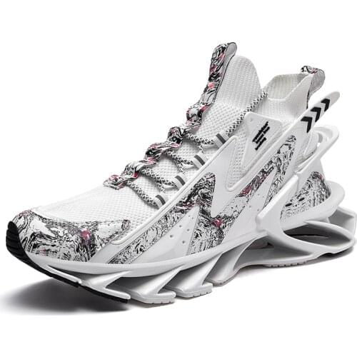 Breathable Blade Running Shoes for Men Wear-Resistance Mens Sneakers Lace Up Sports Man Shoes Free Shipping Walking Zapatos 44