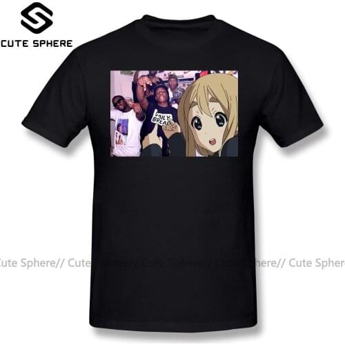 K-On T Shirt Mugi And Her New Squad K ON T-Shirt Classic Short Sleeves Tee Shirt Graphic 4xl Male Funny 100 Cotton Tshirt