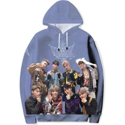 K POP KPOP K-POP ATEEZ Album 3D Printed Women/Men Hoodies Sweatshirts Korean Fashion Long Sleeve Fleece Hooded Jacket Tracksuit