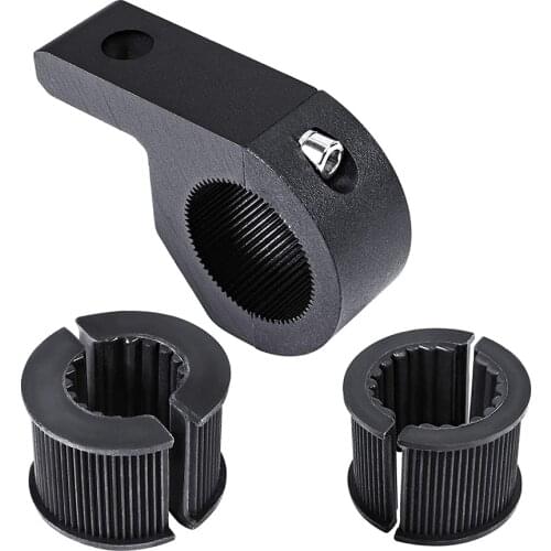 Off-Road ATV UTV Light Bar Mount Mounting Bracket Mini Bar Clamp Kit Horizontal Bar Clamp Tube Roll Cage Clamps Mount For ATV