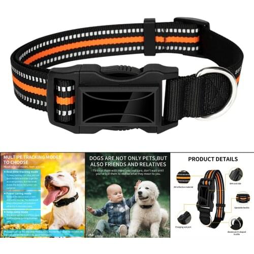 Mini GPS Pet Tracker Tracking Device Cat Dog Locator APP Control Washable, Activity Monitor