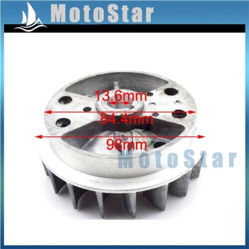 Minimoto Easy Flywheel For Recoil Pull Starter 2 Stroke 47cc 49cc Engine Pocket Bike Mini Moto Kids Dirt Quad ATV Crosser